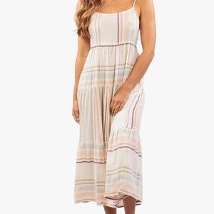 NWT Rip Curl Sol
Seeker Stripe Midi Dress